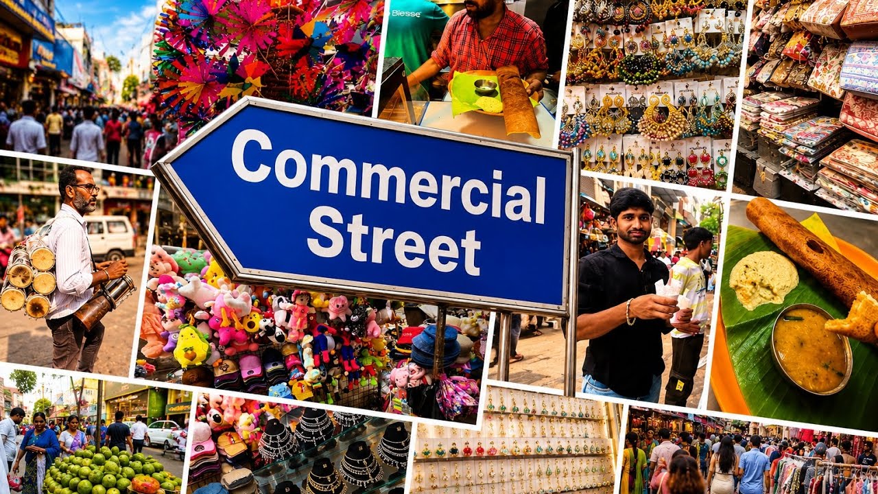 Commercial Street Bangalore 2026 | Complete Market Tour, Shopping, Street Food & Best Deals