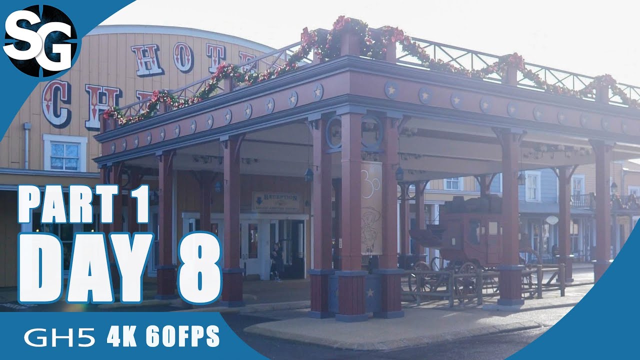Disneyland Paris Enchanted Christmas Vlog | Check-in at Hotel Cheyenne - 2023 Day 8 Part 1