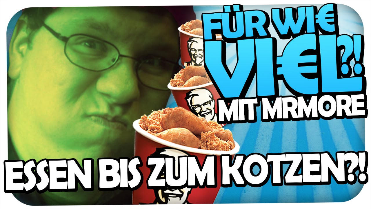 F&Uuml;R WIE VIEL &euro; ... ESSEN BIS ZUM KOTZEN [MIT MRMOREGAME] [HD]