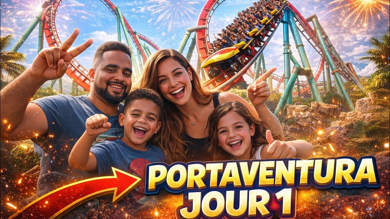 PORTAVENTURA J-1 ! Découverte de salou 🤩 #portaventura #portaventuraworld #salou #espagne #jeux 