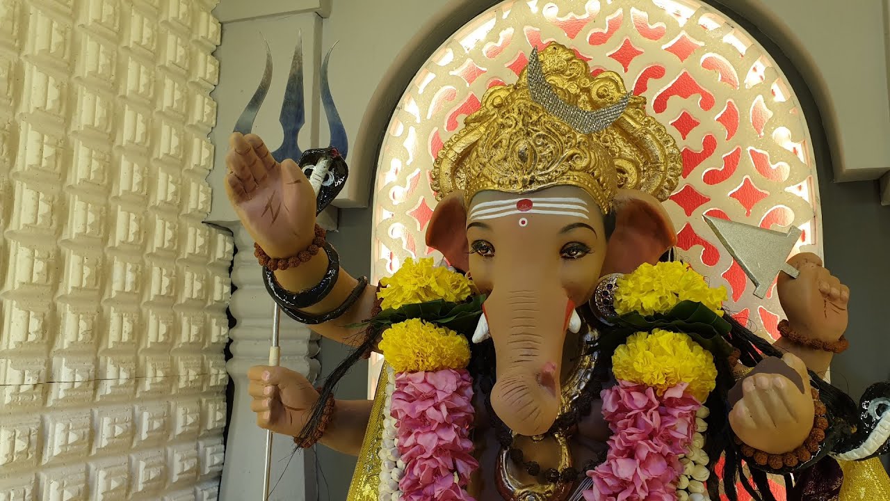 Gharguti Ganpati decoration_2020 || Shri Shektra Tambdi Jogeshwari (Pune) || 21 divsancha morya