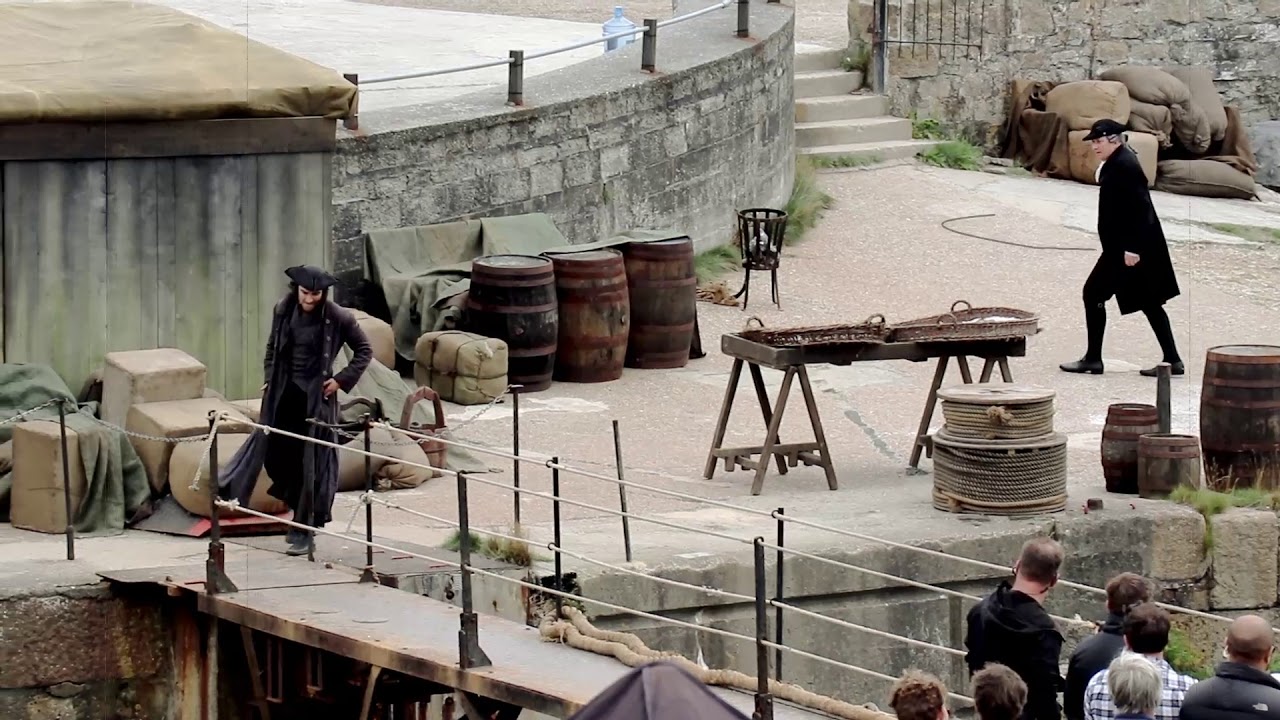 poldark filming video footage september 2018
