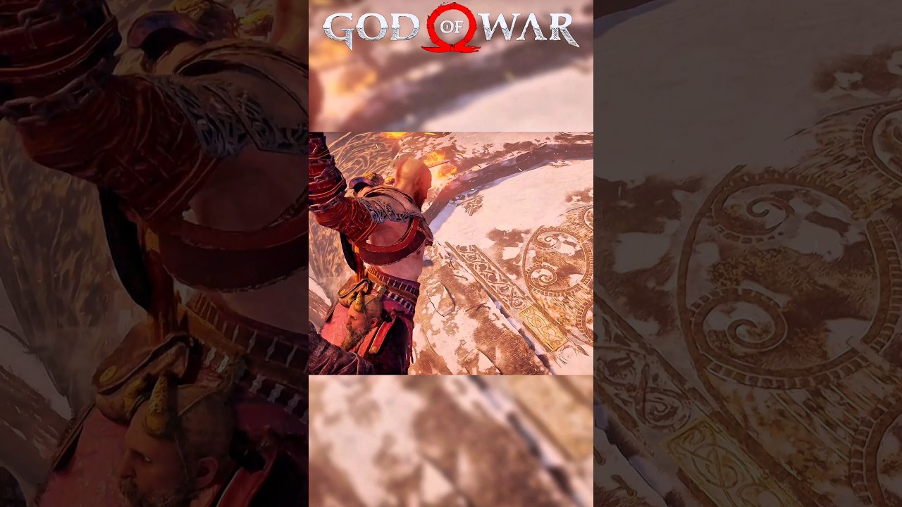Kratos Vs Baldur 🔥 The Most Satisfying Battle ⚔️#godofwar4
