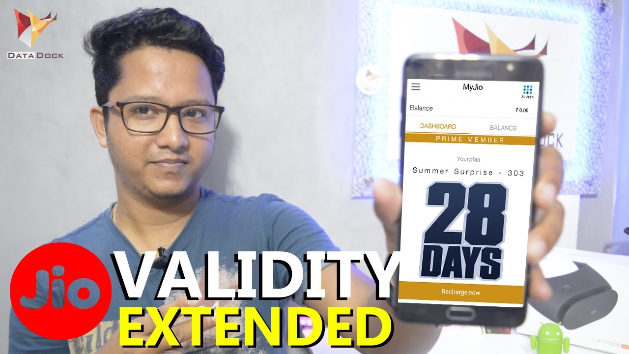 Jio Summer Surprise Offer 28 Days Extended Validity | Data Dock
