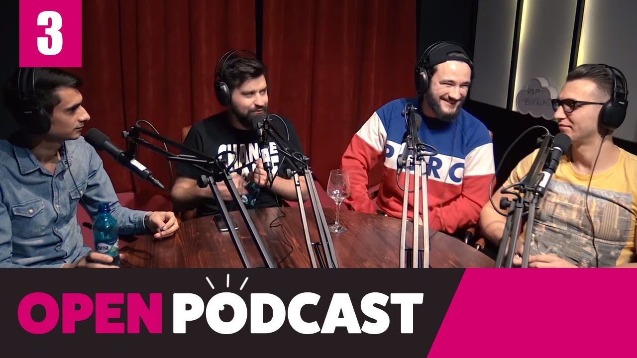 Open Podcast - ep3 - George Adrian, Florin Gheorghe, Bogdan Nonic & Drăcea
