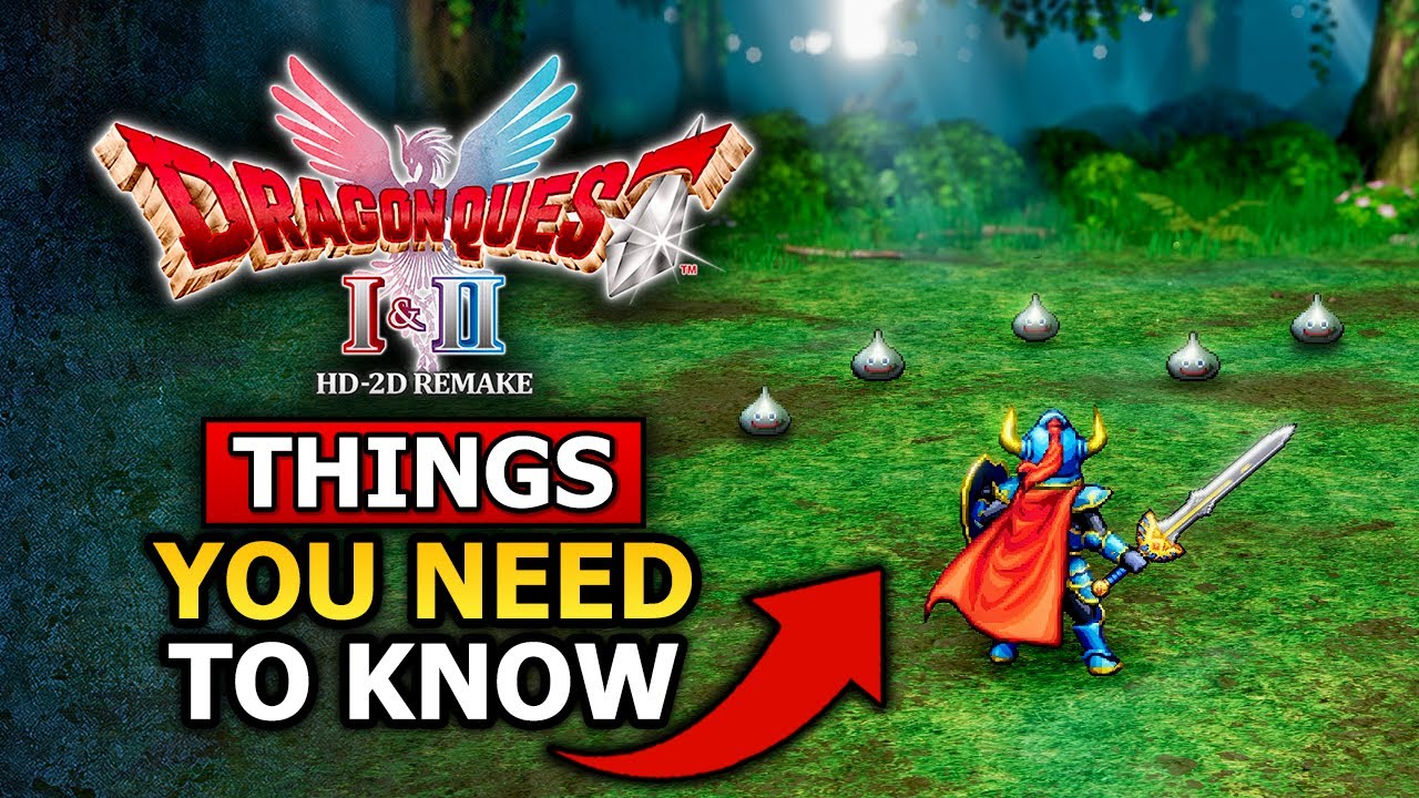 Как начать играть в Dragon Quest 1 и 2 HD-2D Remake с самого начала! (Советы новичкам)