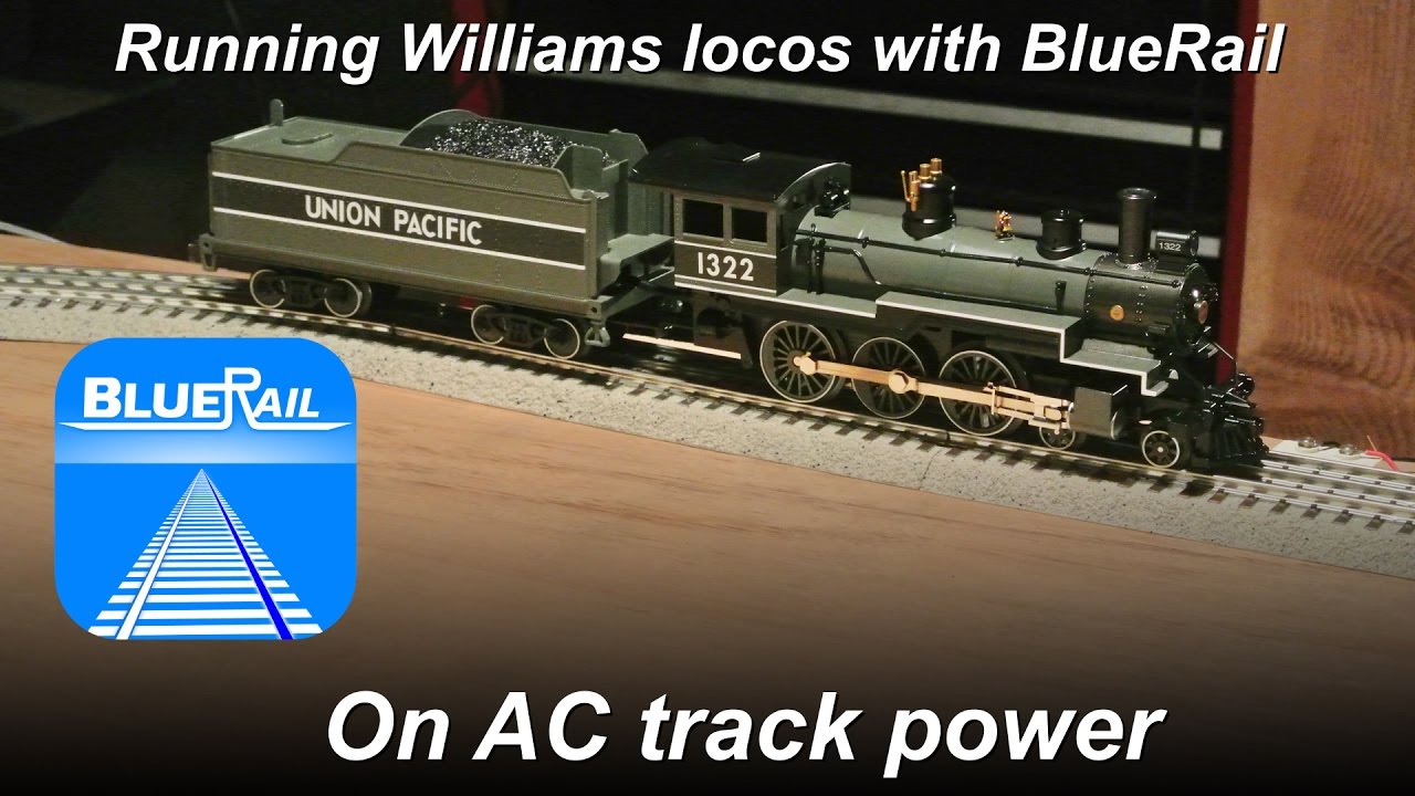 Running Williams locos with BlueRail on AC power