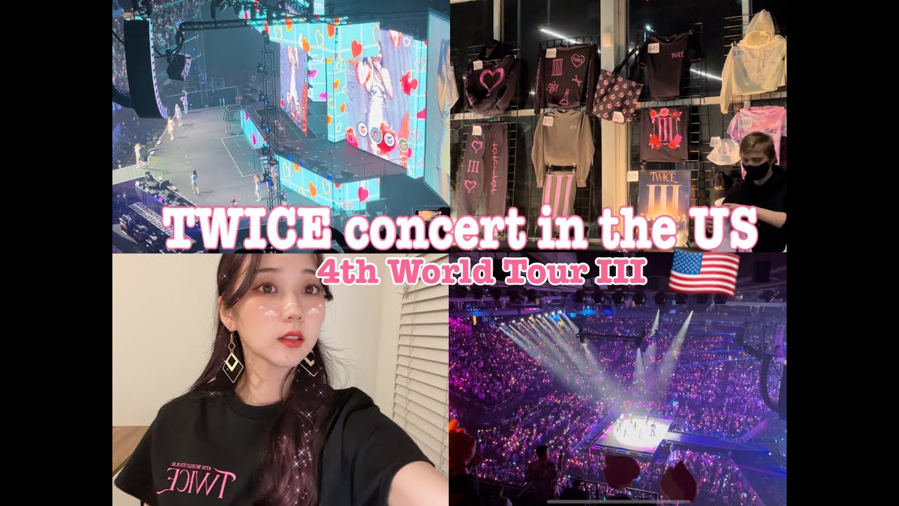 【留学】アメリカでTWICEのコンサートに行ってきた！夢が叶った瞬間。#vlog8