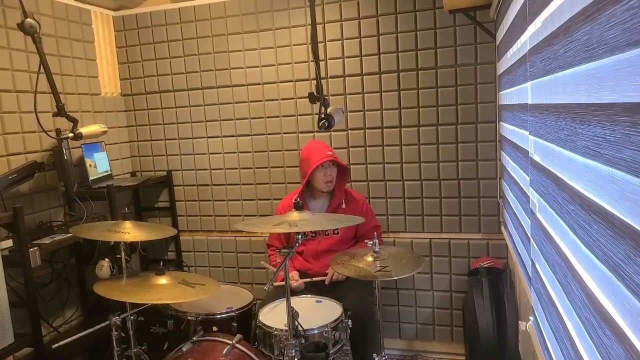 recording set test 1/2 : by the way - RHCP cover.