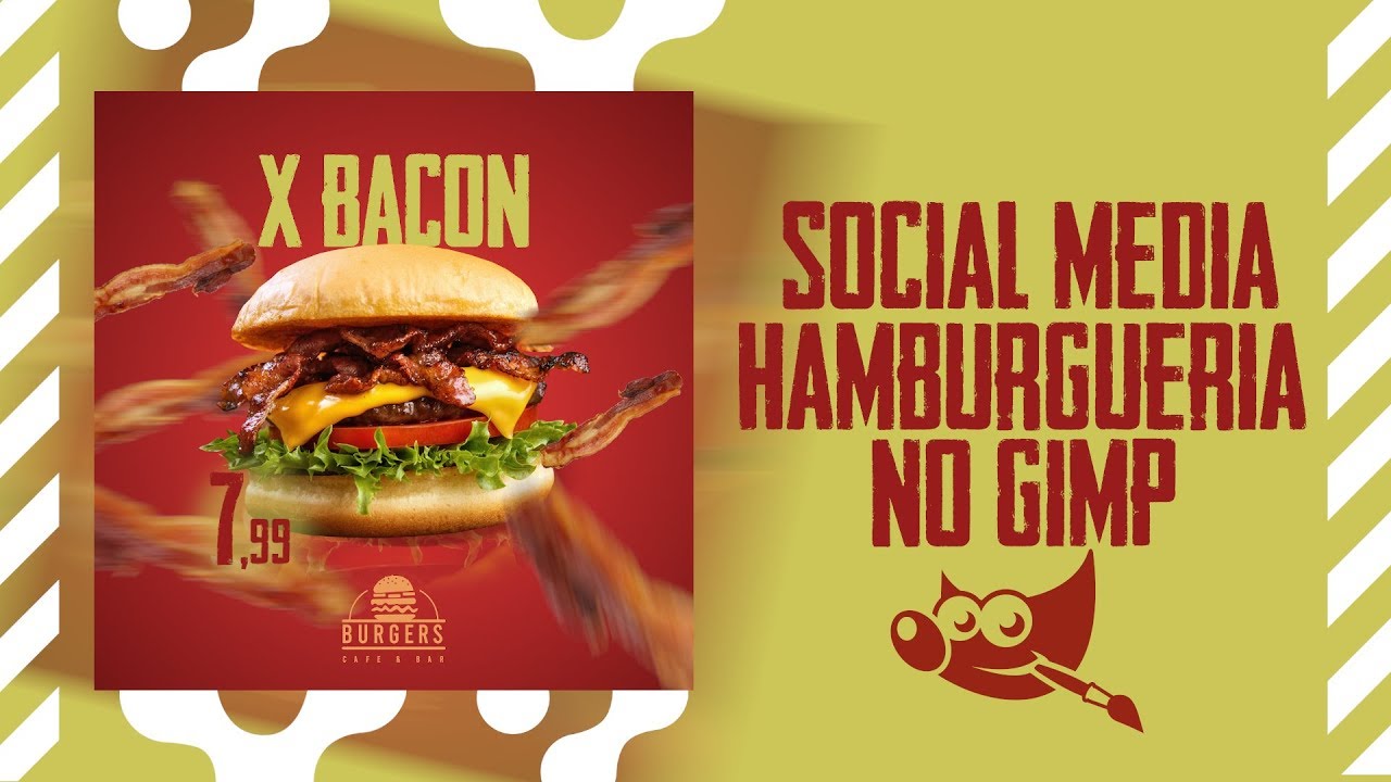 SOCIAL MEDIA HAMBURGUERIA COM GIMP 2.10.18