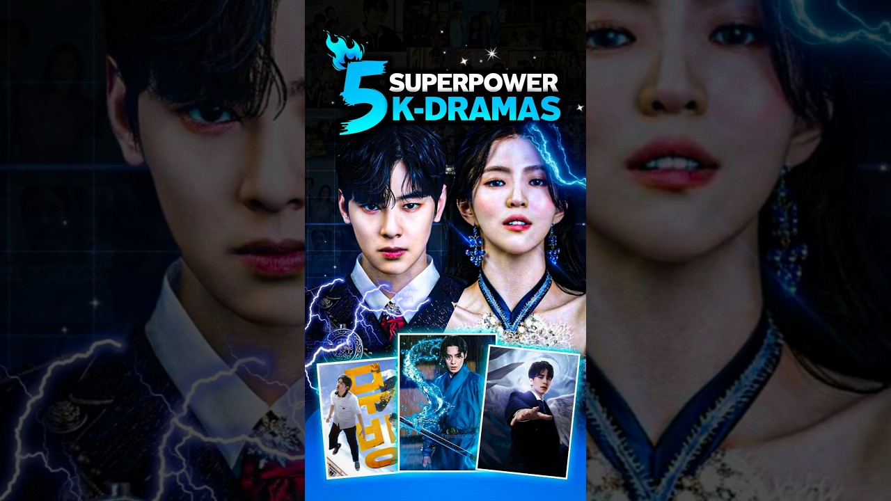 Top 5 Best Superpower Korean Dramas List #kdrama #superpower #fantasy #shorts #top5 #koreandrama