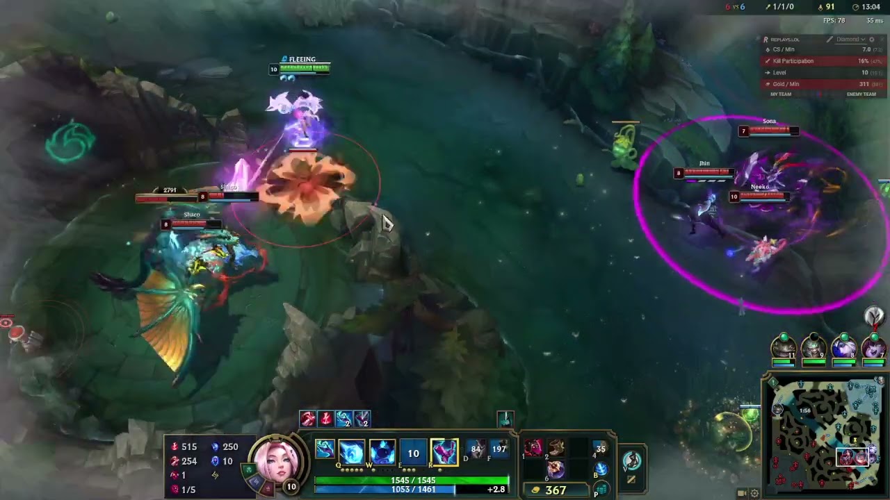 Ahri Game 4 (Loss vs Neeko, struggle)