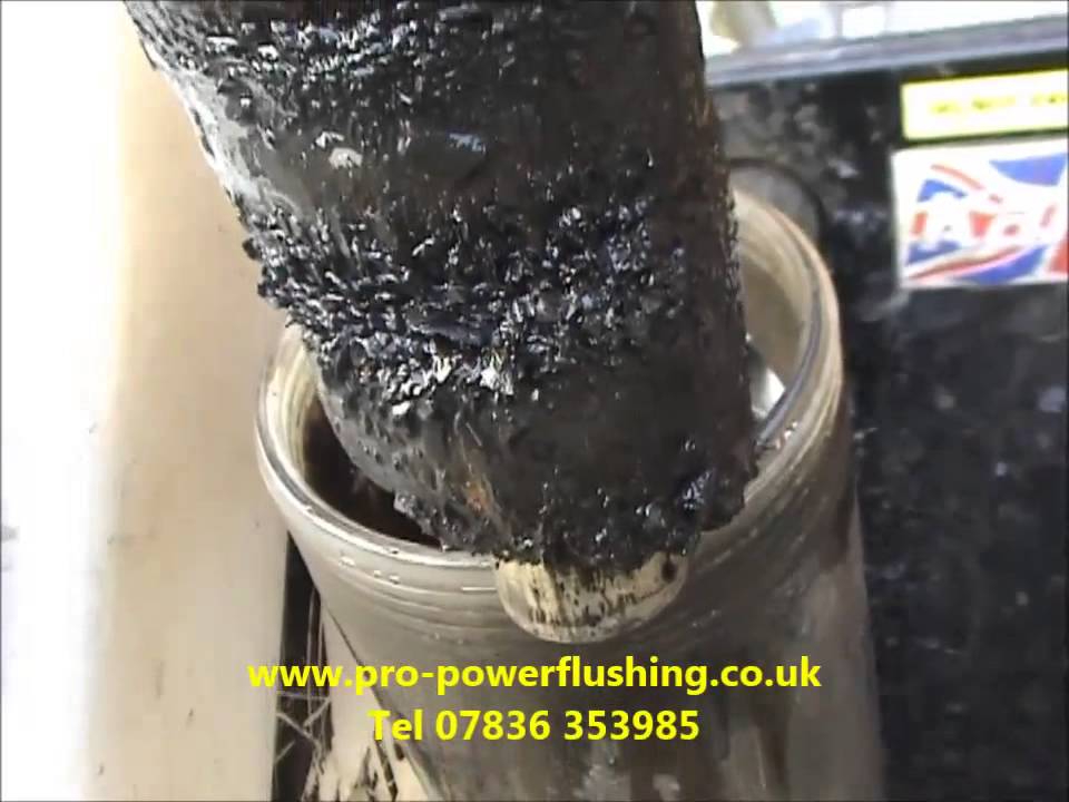 power flushing blocked combi boiler