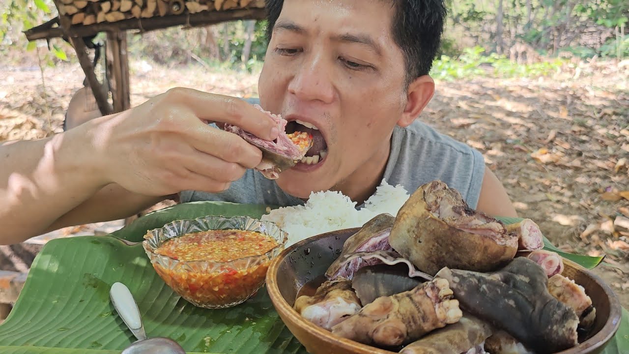 KWALITY SA ULO AT PAA NG KAMBING NA MAY GABI | PAGKAING BUKID | OUTDOOR COOKING | Team AgustinTV