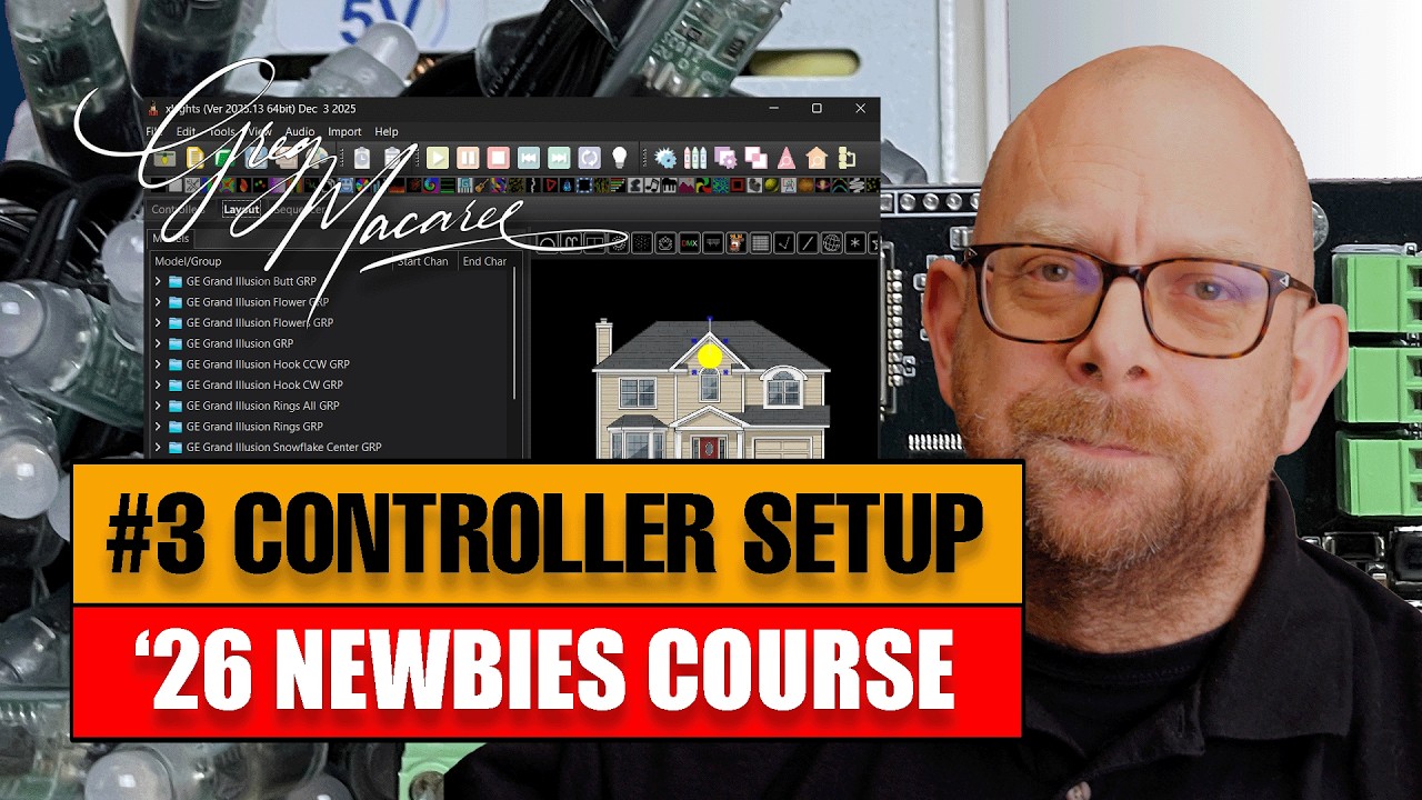 Setting up our first Controller in xLights!  '26 Newbies Course #3