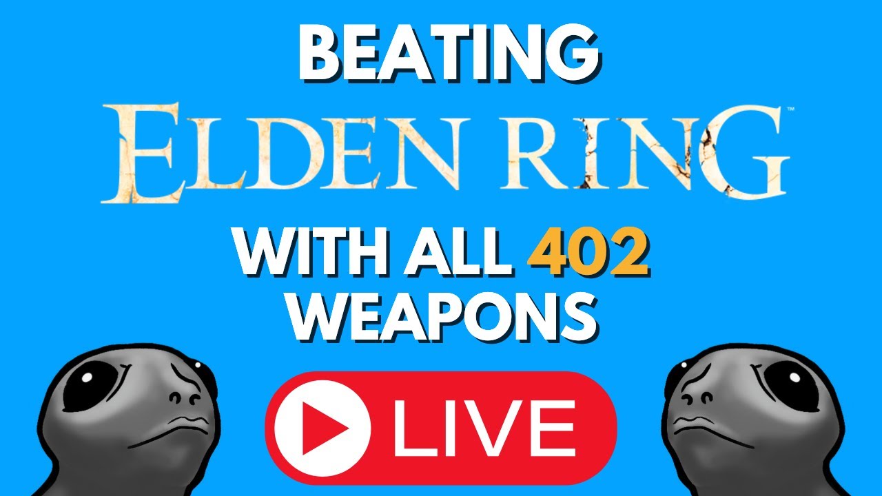 beating ELDEN RING with all 402 weapons - no. 253