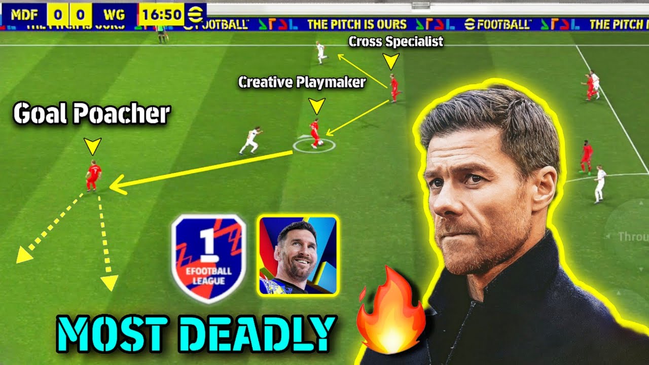 Best Quick Counter Formation In eFootball 2025 Mobile !! 🤩🔥 eFootball 2025 Best Formation