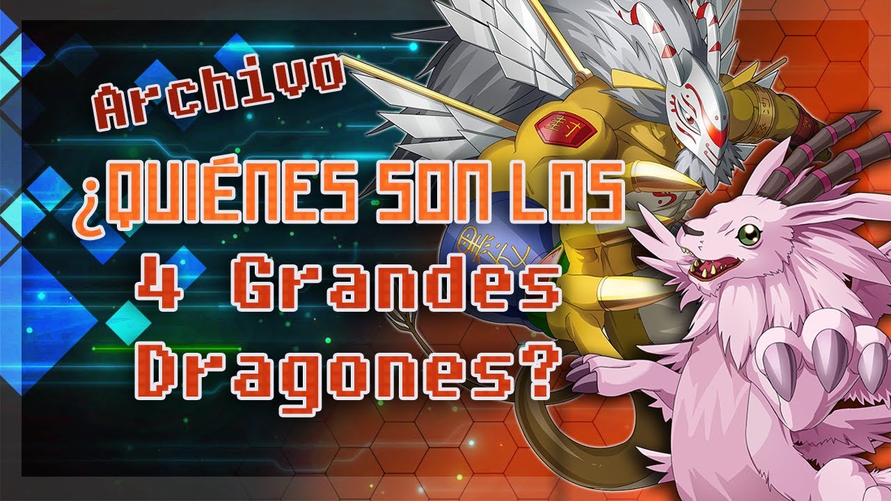 ¿Quienes son los Cuatro Grandes Dragones? | Los Digimon Inspirados en los Cuatro Reyes Dragones