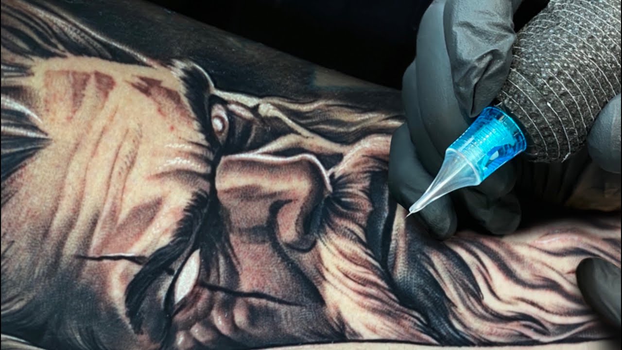 TATTOO Black and gray | Time Lapse 2023
