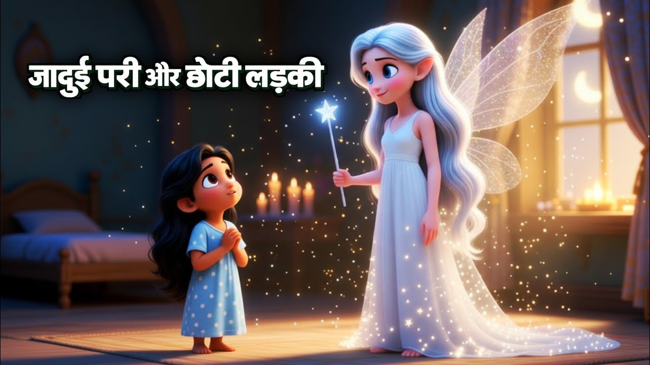 🧚‍♀️ जादुई परी और छोटी लड़की ✨ | Hindi Kahani |Hindi Cartoon |