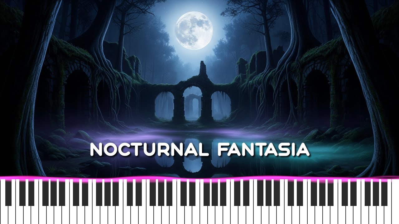 Nocturnal Fantasia - MIDI Visualization