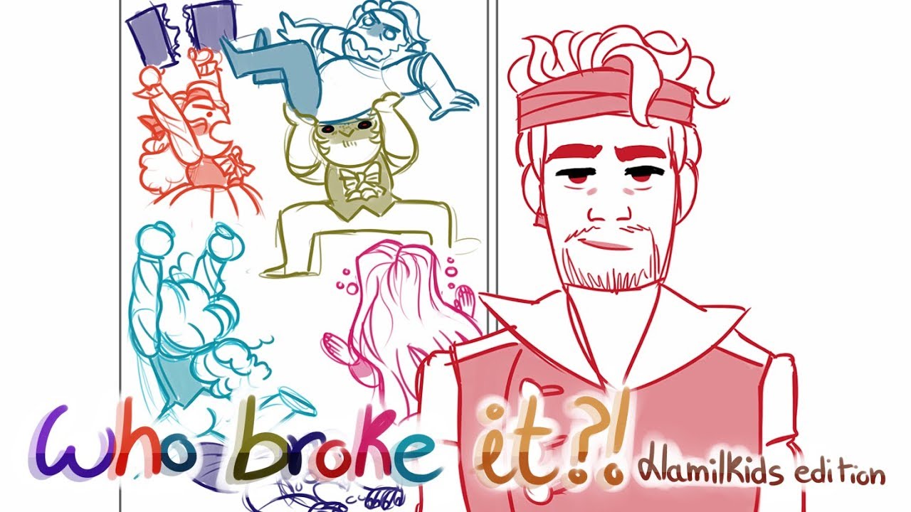 WHO BROKE IT?! - Hamilkids (Animatic)