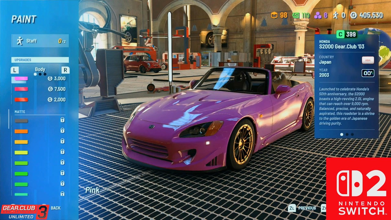 Gear.Club Unlimited 3 | Unlocked Customization & Visuals Tour Gameplay - Chapter 3 Deserve [SW2]