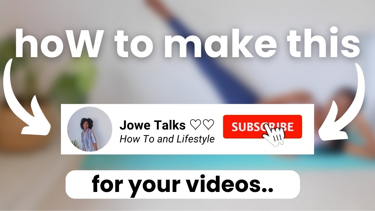 hoW to Make YouTube Subscribe Button Animation with Canva & CapCut! *SO EASY