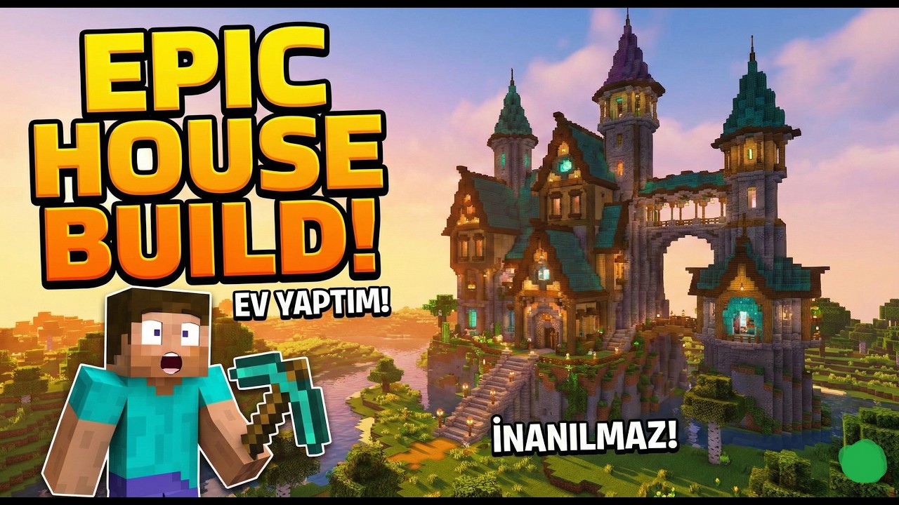 MİNECRAFT'TA YAPILABİLECEK EN İYİ EV! 🏠 (Efsane Oldu)