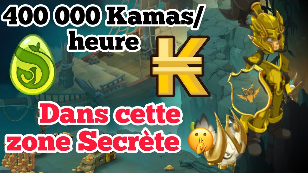 DOFUS TOUCH UNE DES MEILLEURE ZONE À KAMAS (400 000k/H)