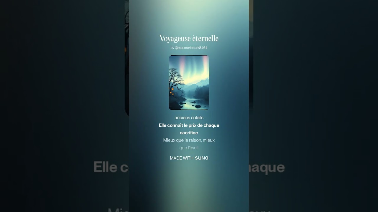 Voyageuse èternelle