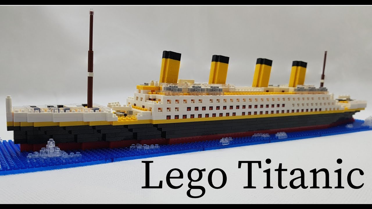 Building Titanic Micro blocks 1860 pieces small LEGO