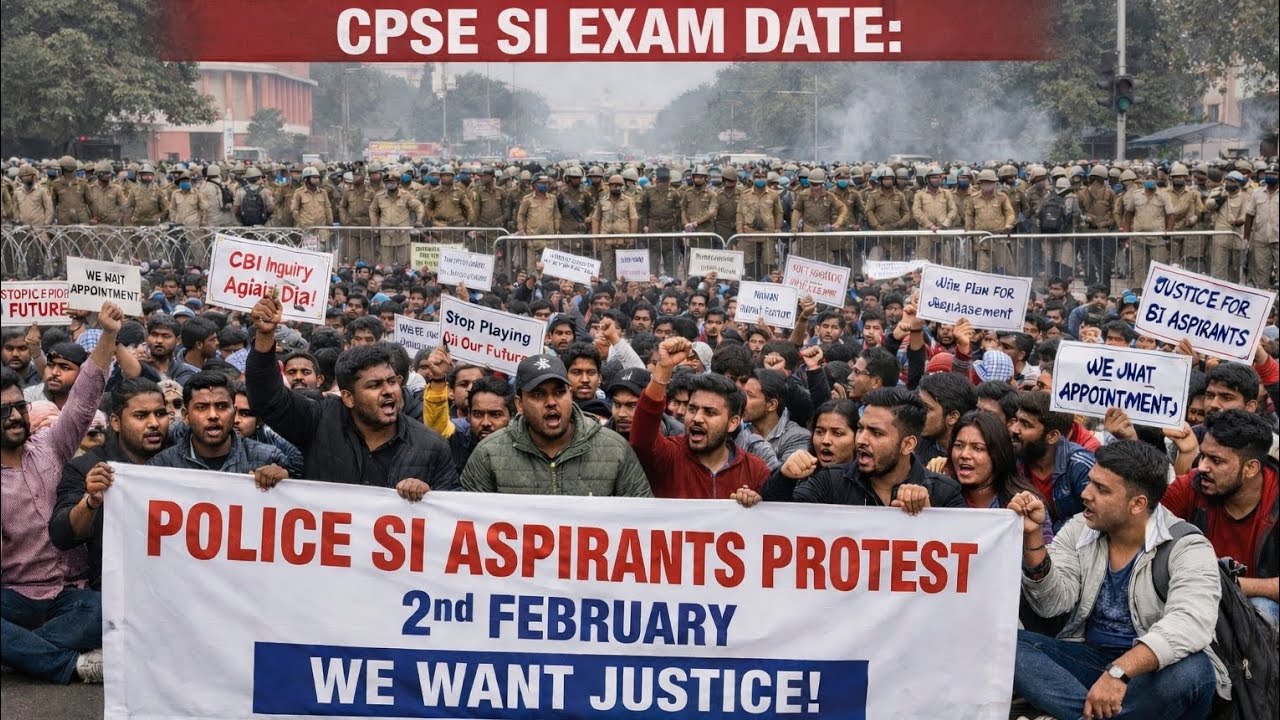 ODISHA POLICE SI EXAM DATE // POLICE SI ASPIRANTS PROTEST // ODISHA POLICE // SUB INSPECTOR 