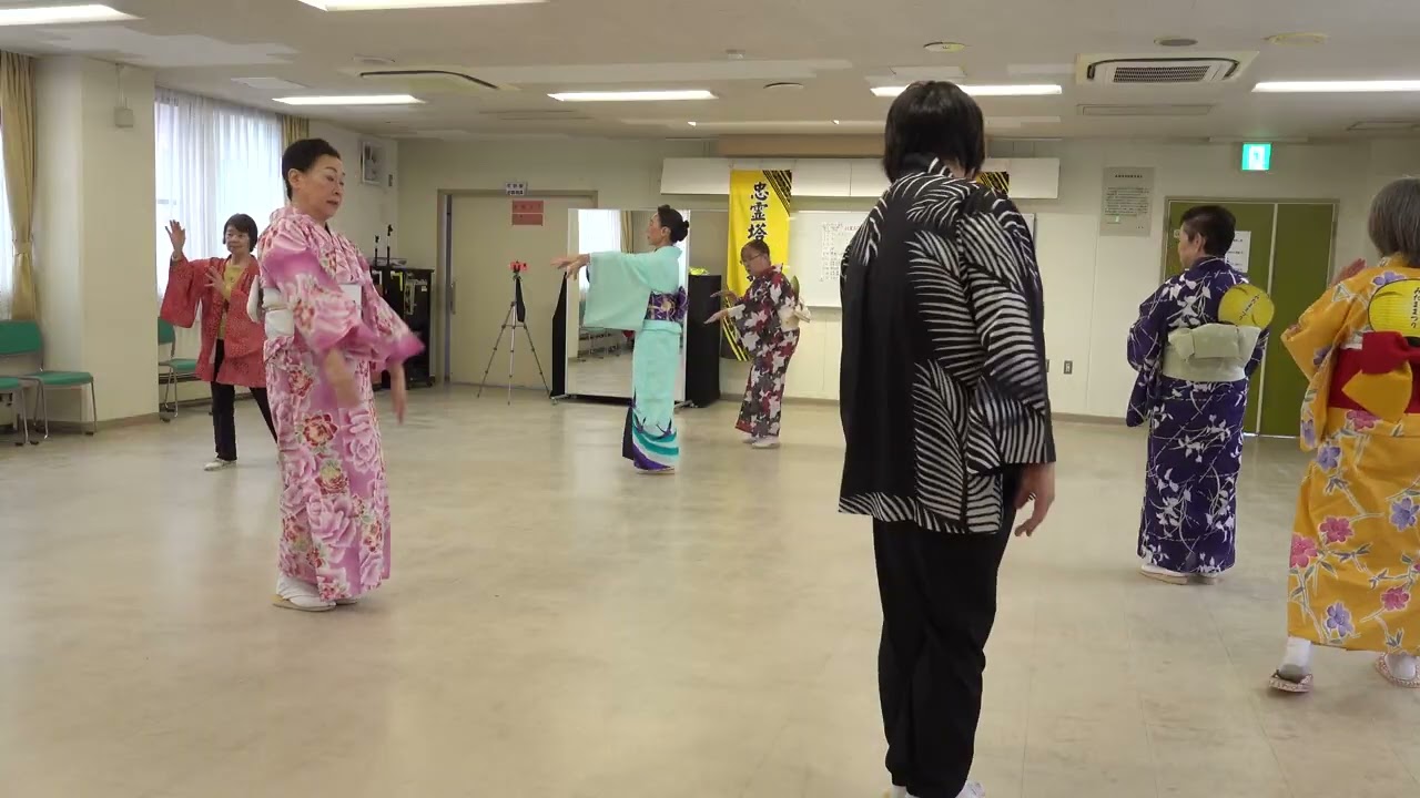 ふるさと札幌の踊り　札幌音頭  練習①