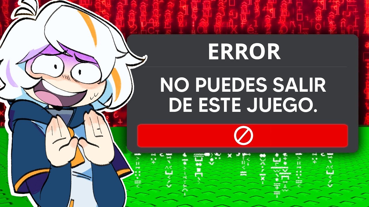 NO PUEDES SALIR DE ESTE JUEGO de ROBLOX 😱💀