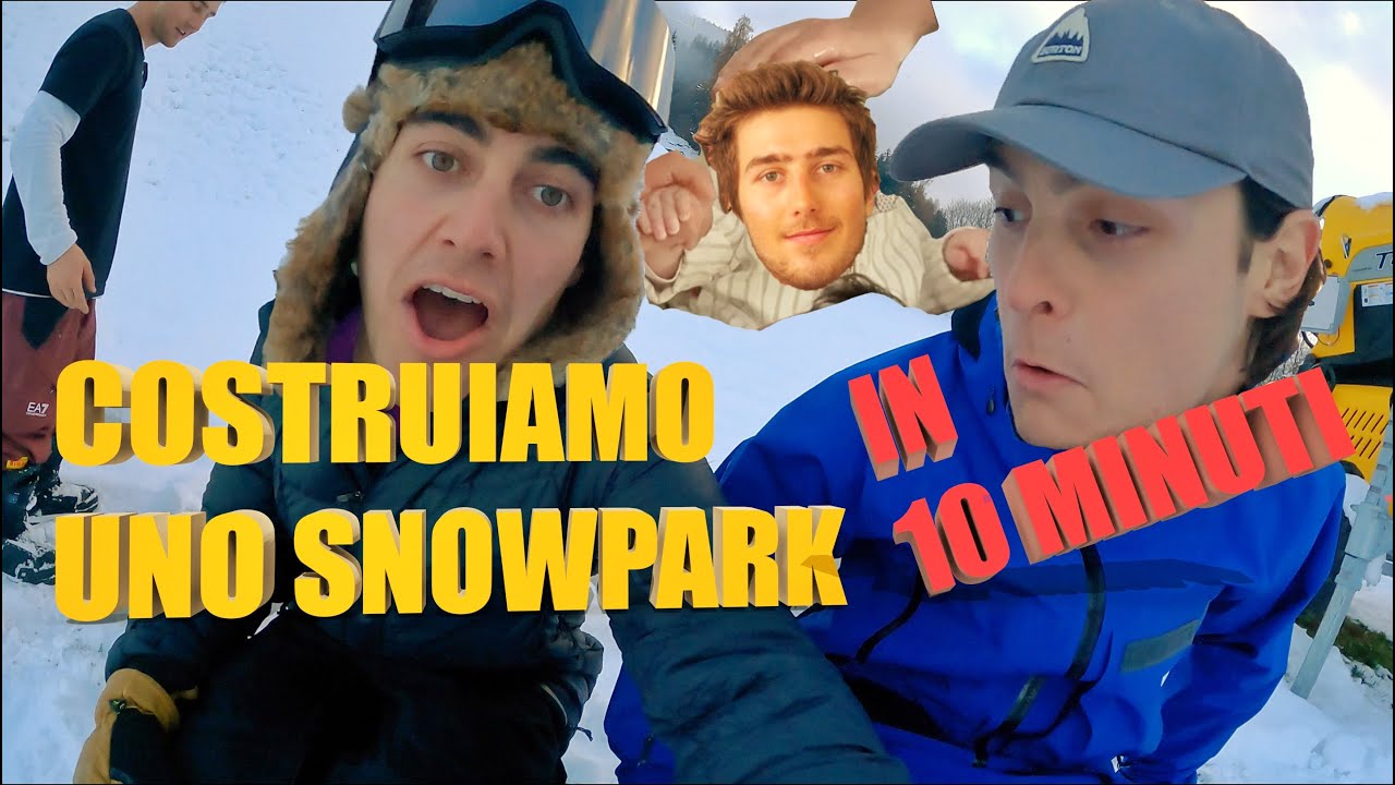 Snowpark dietro casa in 10 minuti