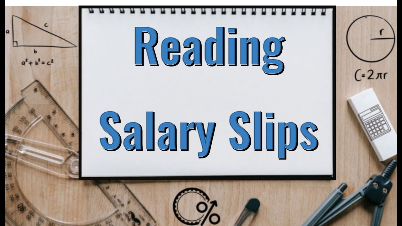 How to Read a Salary Slip | Typical Questions | Finance Docs