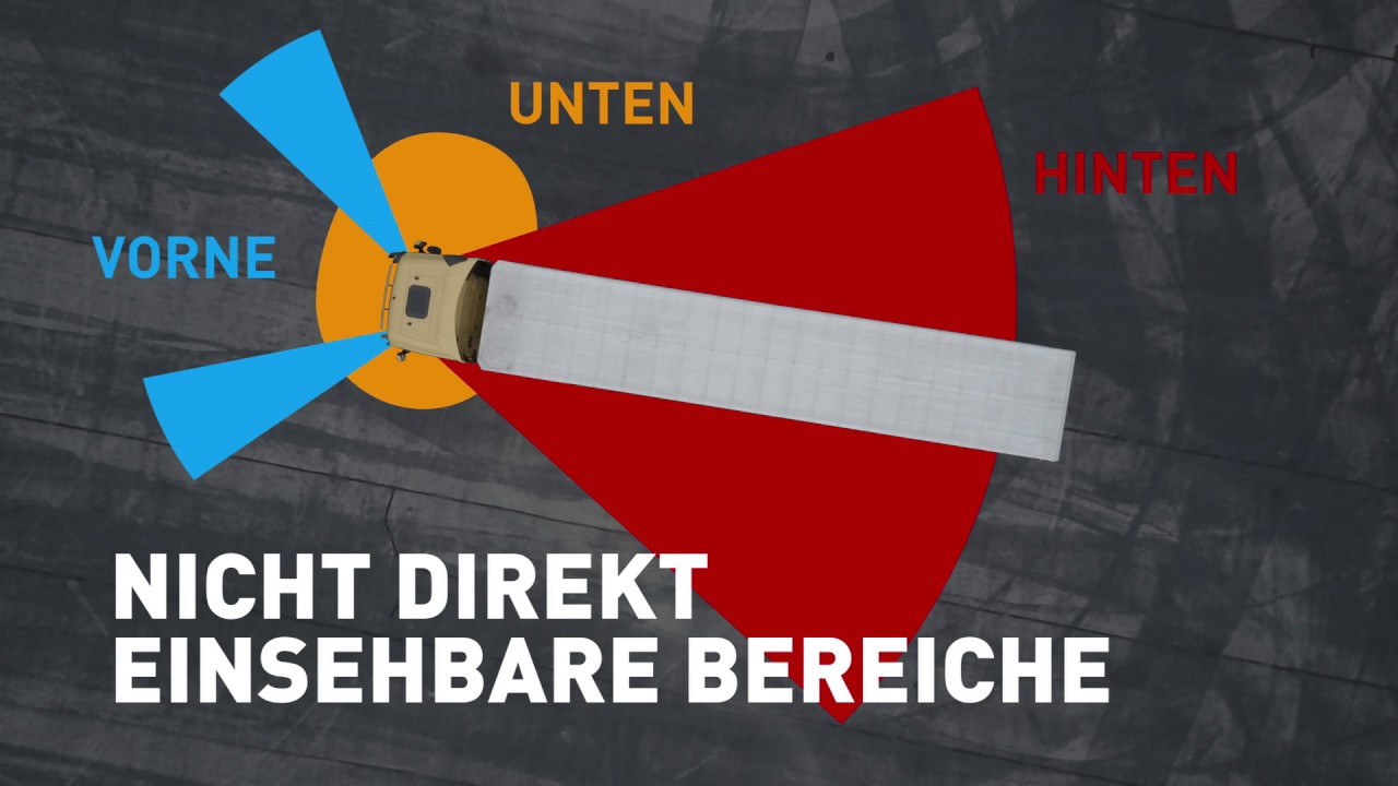 Der Tote Winkel ist besonders für Kinder gefährlich