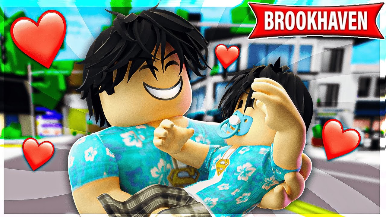 J'AI TROUV&Eacute; UN B&Eacute;B&Eacute; FRIBLOX SUR BROOKHAVEN ! ROBLOX