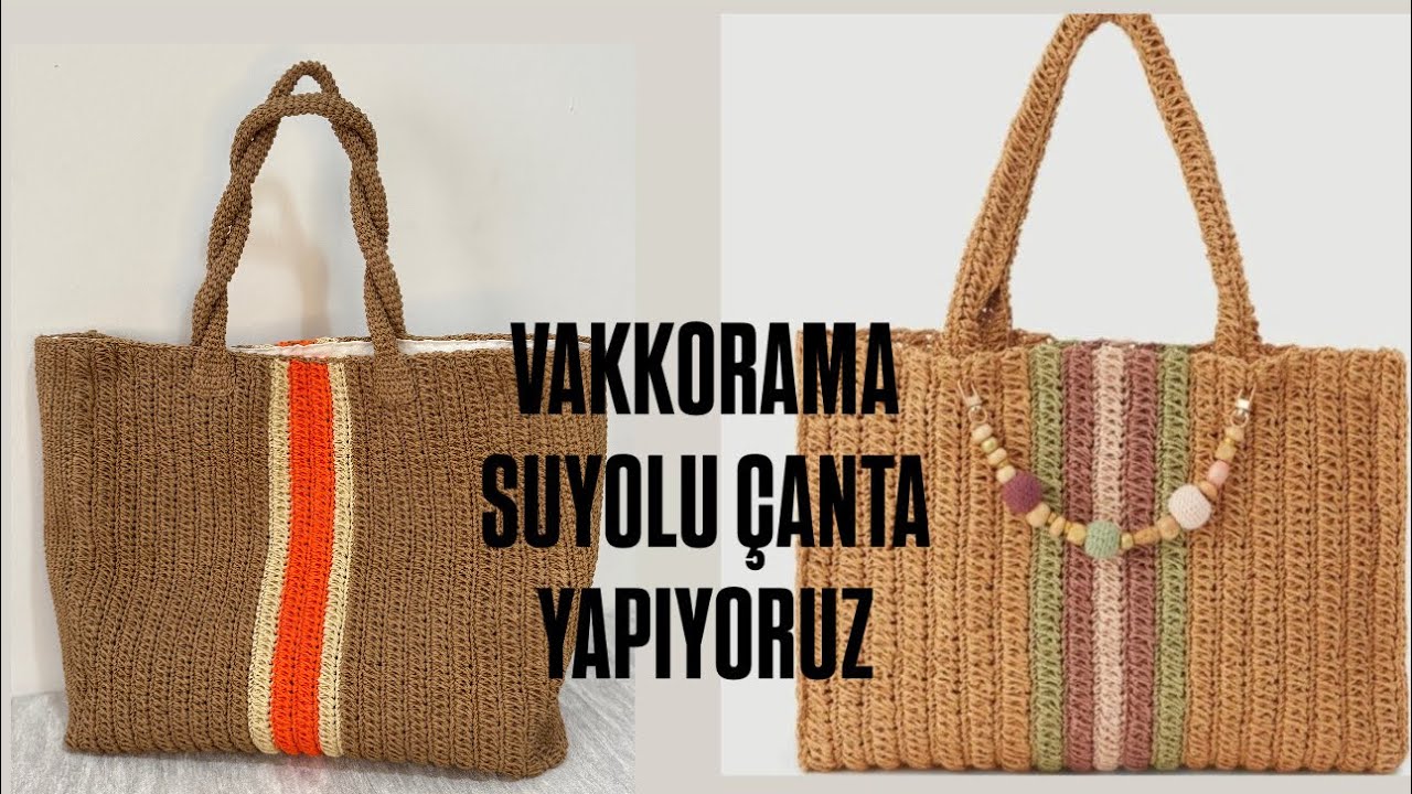 VAKKORAMA SUYOLU MODEL HASIR ÇANTA YAPIYORUZ 💯