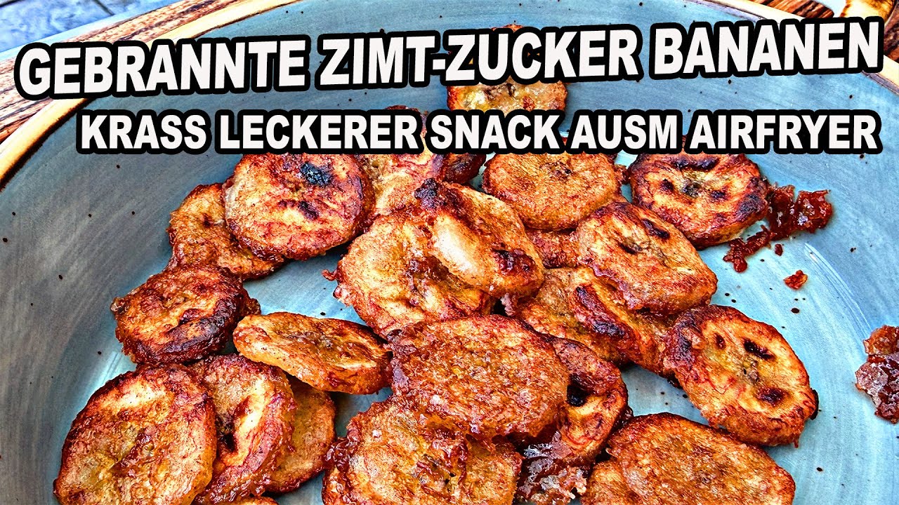 Gebrannte Zimt - Zucker Bananen unglaublich lecker -  Suchtgefahr ! | The BBQ BEAR
