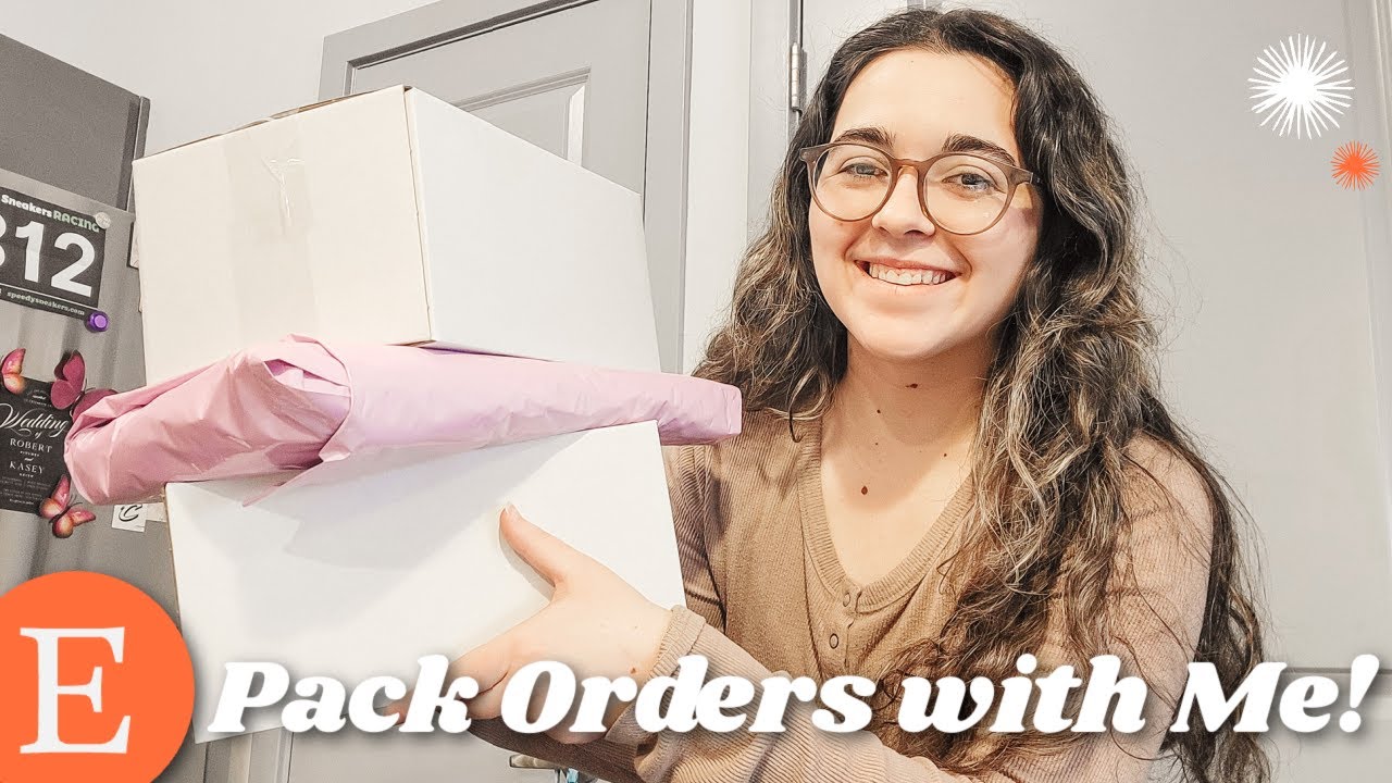 Packing Orders for My Etsy Shop! ✨️📦 | Vintage Home Decor Small Business