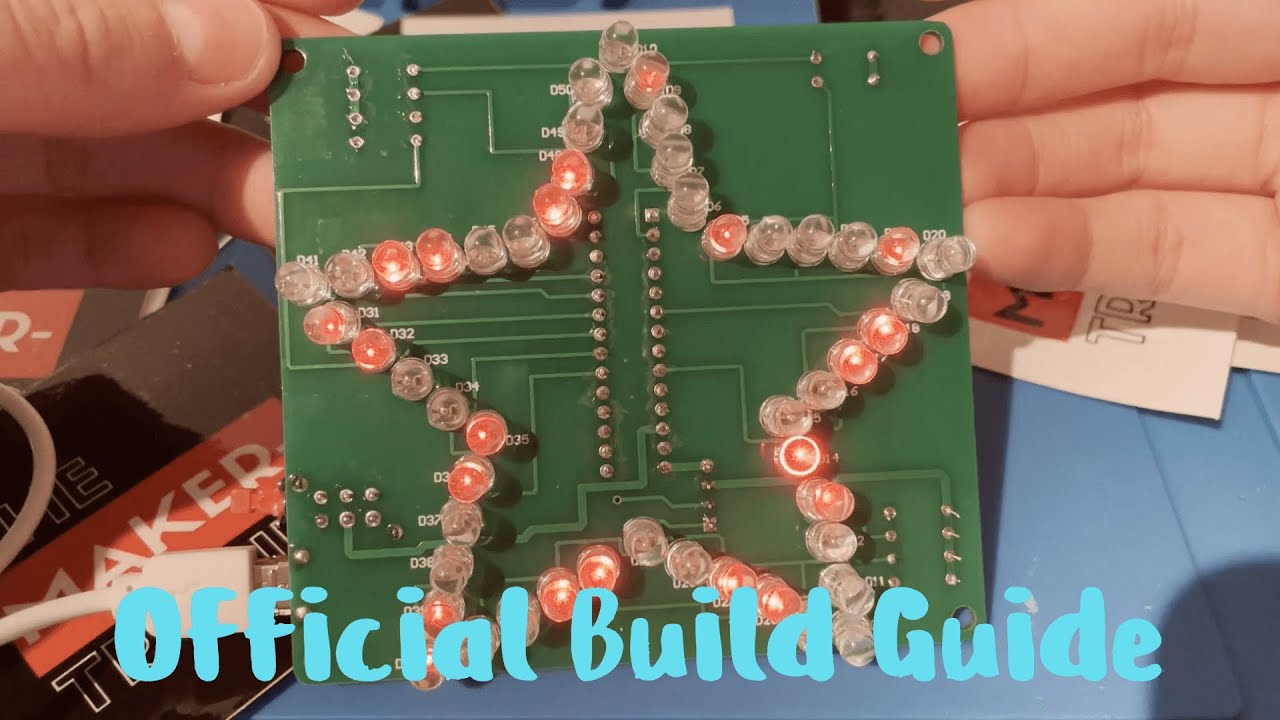 Multicolor LED Star DIY Electronic Kit - Official Build Guide - Circuit Pop Electronics