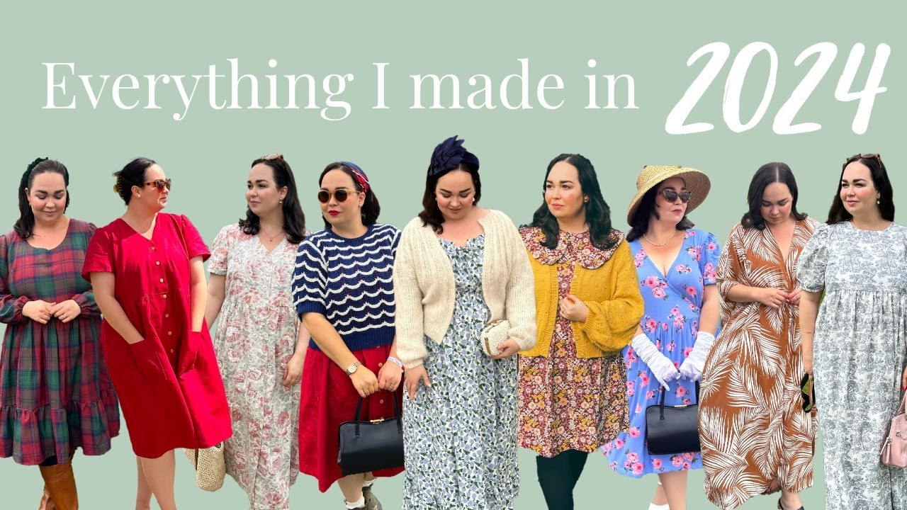 Everything I Made in 2024 | Knitting & Sewing