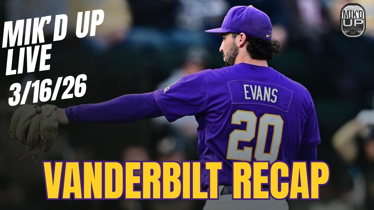 LSU Baseball vs Vanderbilt Series Recap | Tigers Fall Out of Top 25 After Losing First SEC Series