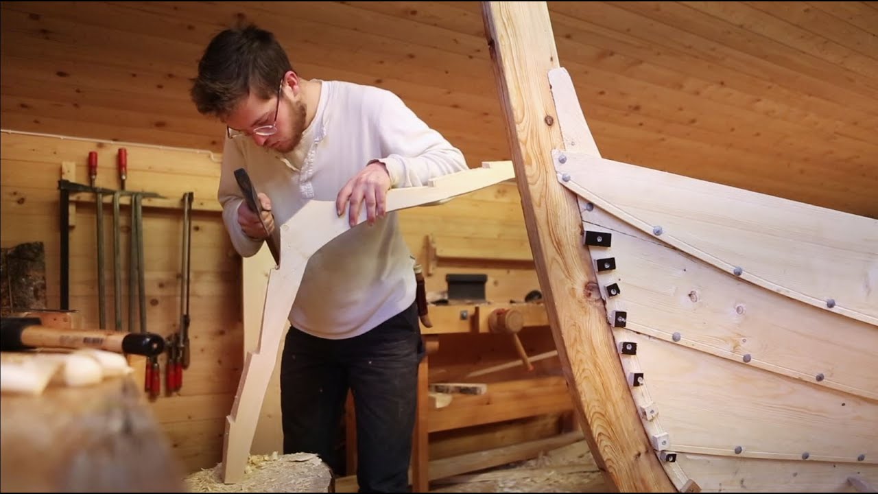 Båtbygging på Fosen Folkehøgskole // Wooden boat building at Fosen Folk School