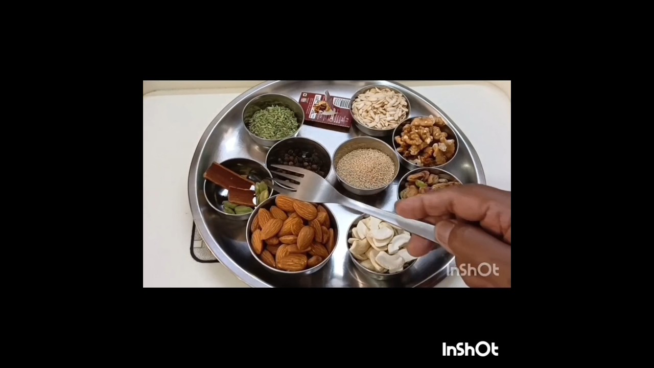 Traditional thandai powder recipe