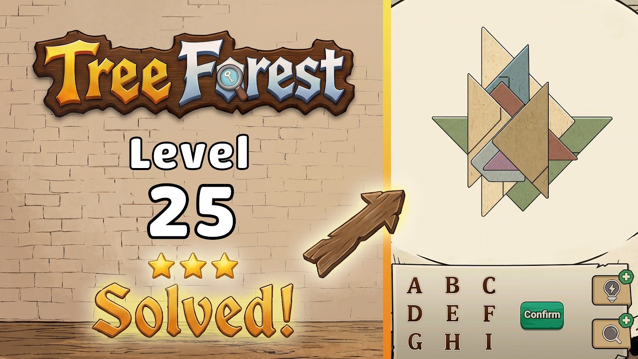 Tree Forest: Detective Words - Level 25 Walkthrough 🧩 | Full Solution & Gameplay! 🌲✨