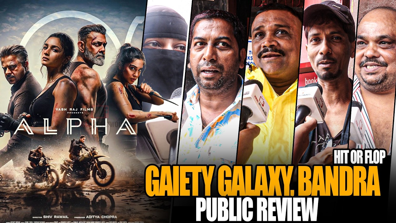 Alpha | First Day First Show | Public Review | Gaiety Galaxy, Bandra | Alia Bhatt, Sharvari, Hrithik