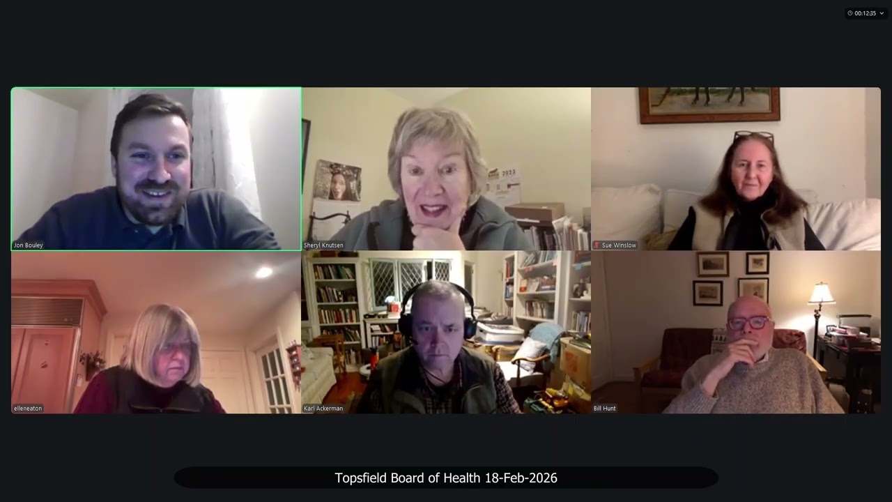 Topsfield Board of Health 18-Feb-2026
